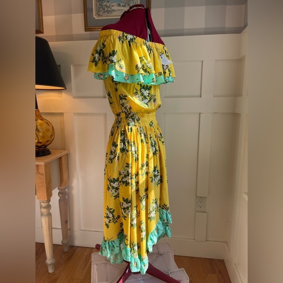 Matilda Jane Yellow Sundress with Flutter Hem Size XS - Picture 3 of 9